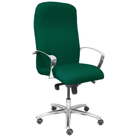 Poltrona Da Ufficio Caudete Bali426 Verde Scuro - Foto 1