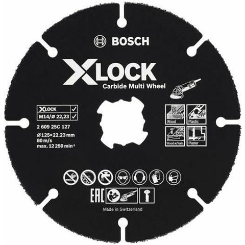 Disco Da Taglio Bosch X-lock Carburo Ø 125 Mm - Foto 1