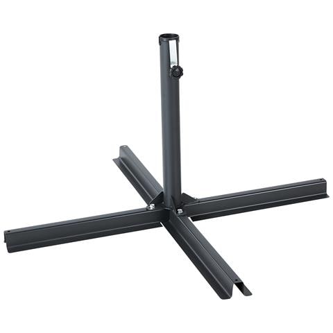 Base Per Ombrellone Metallo Nero 100 X 100 Cm Vicchio - Foto 8