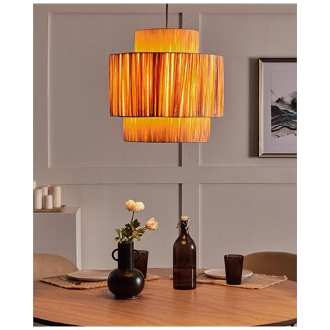 Lampadario Magech Vimini Naturale - Foto 1