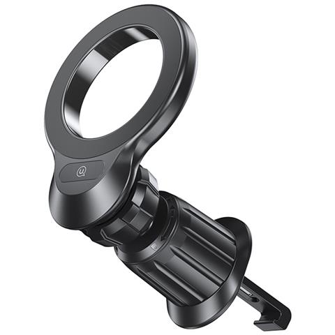 Supporto Auto Magnetico Per Smartphone Su Ventilazione Rotante 360°, Nero - Foto 1