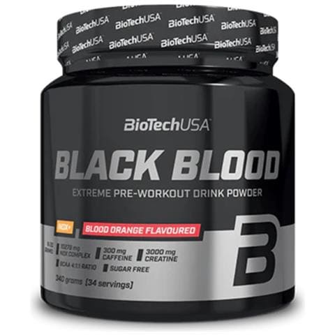 Biotech Usa Black Blood Nox+ 340 G Gusto Arancia - Foto 1