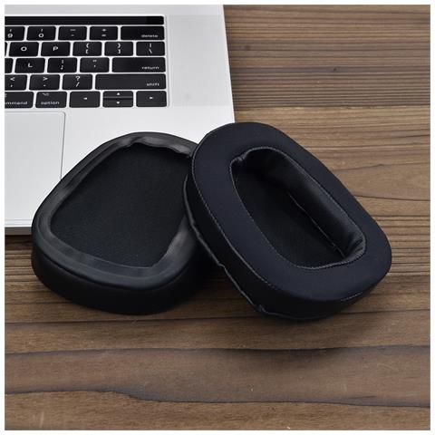 Cuscinetti Di Ricambio Con Copricuscino In Memory Foam Per Logitech G633/g933 Black - Foto 2