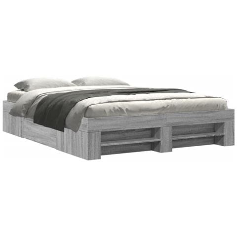 Giroletto Grigio Sonoma 150x200 Cm In Legno Multistrato - Foto 2