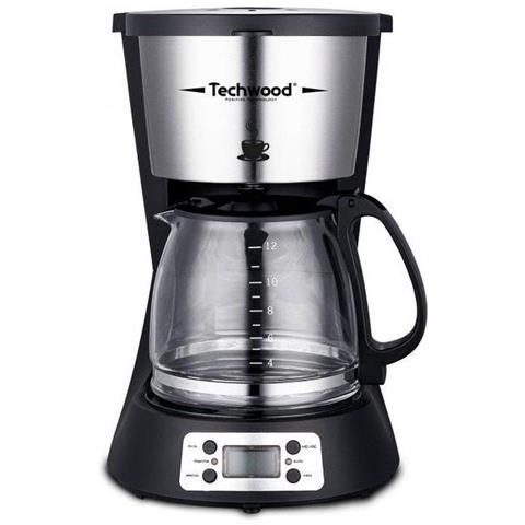 Macchina da caffè TCA-1296 Capacita 1,5 L Potenza 1000 W Colore Nero Acciaio inox - Foto 2