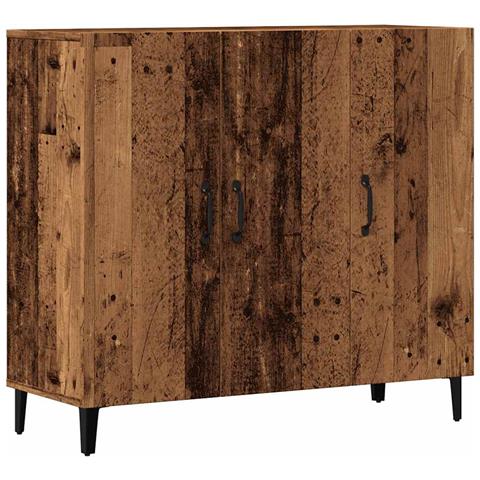Credenza Legno Antico 90x34x80 Cm In Legno Multistrato - Foto 2