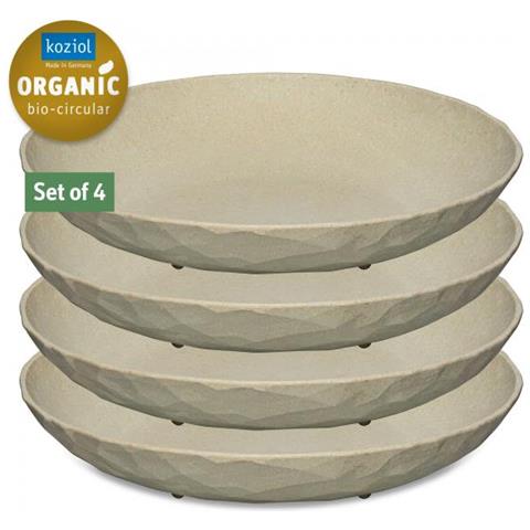 Club Piatto Da Portata Rotondo Beige 4 Pz - Foto 3