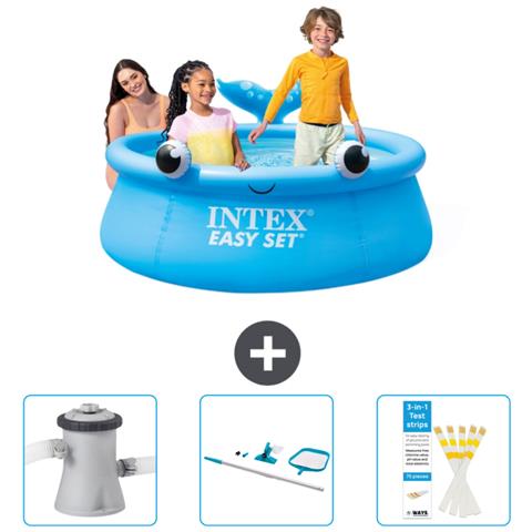 Piscina Fuori Terra - In Giro - 183x183x51 Cm - Blu - Include Accessori Coordinati Cb82 - Foto 1