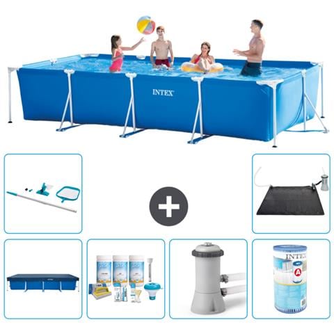 Piscina Fuori Terra - Rettangolo - 450x220x84 Cm - Blu - Include Accessori Coordinati A251 - Foto 1