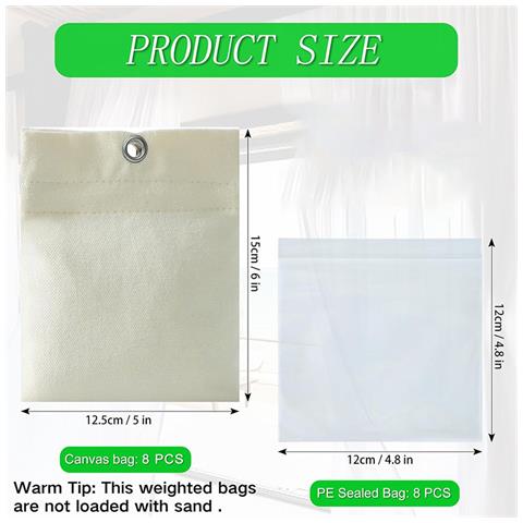 Sacchetti Per Pesi Per Tende Da Esterno - Foto 5