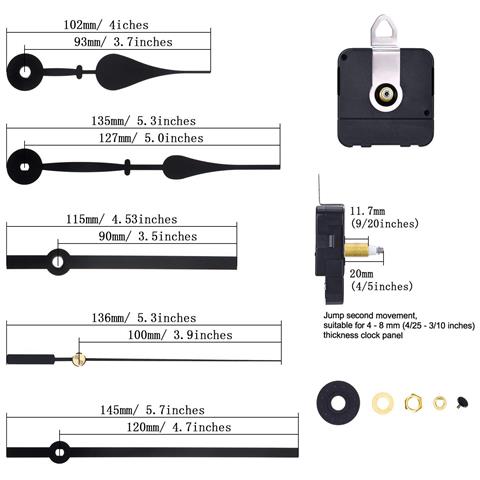 Meccanismo Per Orologio Con Lancette Nere Albero I Ad Alta Coppia - Foto 2