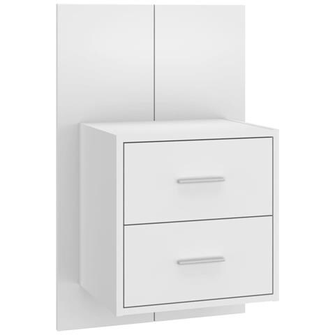 Lusso Casadino -  Comodino A Parete Bianco - Foto 1
