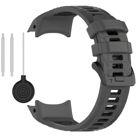Cinturino In Silicone Bicolore Per Garmin Instinct 3 Black Modello 2 - Foto 1