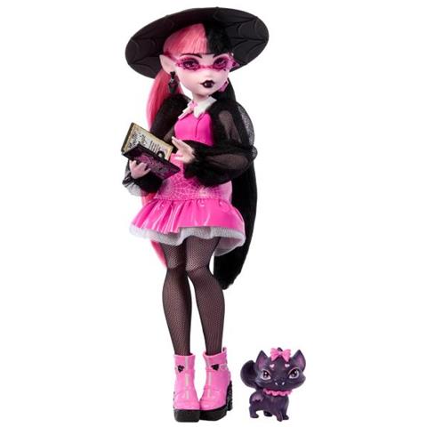 Monster High Draculaura Bambola Con Animale Domestico E Accessori Hrp64 - Foto 1