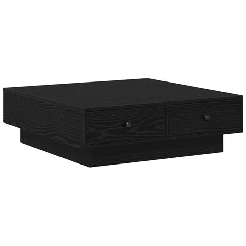 Tavolino da Caffè Rovere nero Legno ingegnerizzato 90 x 90 x 28 cm - Foto 1