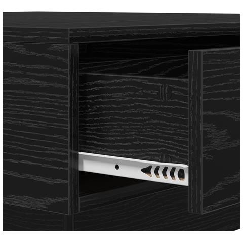 Tavolino da Caffè Rovere nero Legno ingegnerizzato 90 x 90 x 28 cm - Foto 9