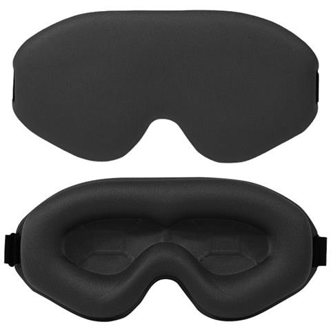 Mascherina Per Occhi 3d: Comfort E Oscurità Per Un Sonno Riposante Black - Foto 1