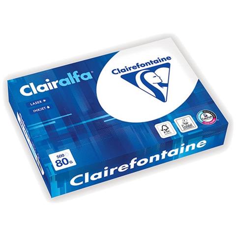Clairalfa carta inkjet A4 (210x297 mm) 500 fogli Bianco - Foto 1