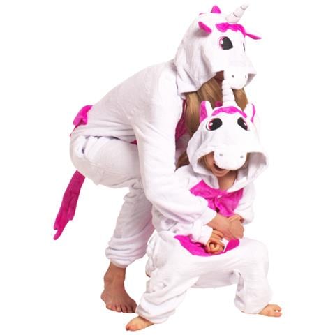 Pigiama Per Bambini Kigurumi Onesie Costume Unicorno Rosa 115-125 - Foto 7