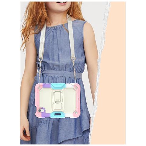 Custodia Per Ipad Mini 6 8.3"" Con Supporto E Tracolla Colorata - Foto 2
