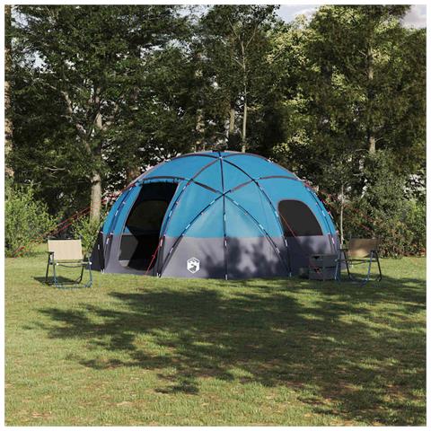 Tenda da campeggio con tetto Blu 475 x 475 x 235 cm Poliestere - Foto 2