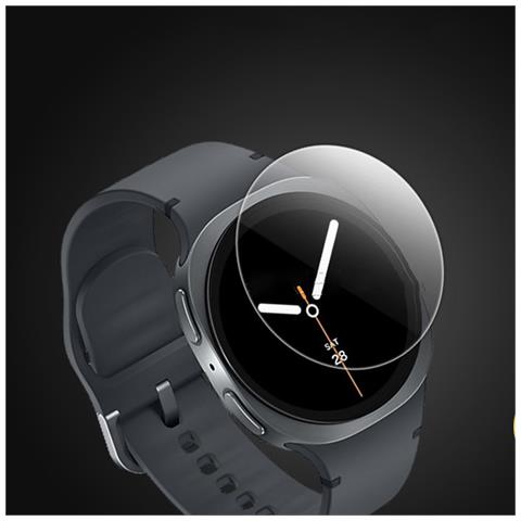 Protezione Schermo Privacy Compatibile Con Samsung Watch4 40mm - Alluminio Elevato, Installazione Facile, Confezione Da 2 - Foto 2