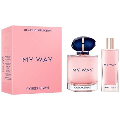 Set Giorgio Armani: My Way, Eau De Parfum, For Women, 90 Ml + My Way, Eau De Parfum, For Women, 15 Ml - Foto 1