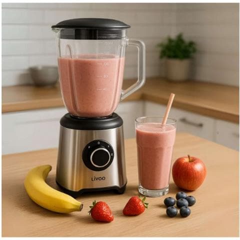 Frullatore Argento Da 1,5 L E 600 W - Dop249 - Foto 2