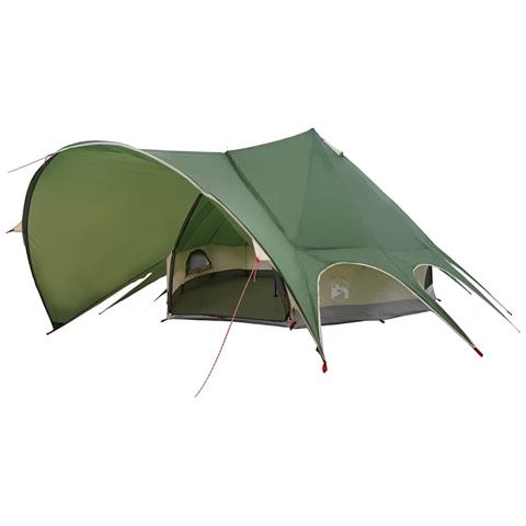 Tenda Teepee con tetto Verde e Grigio 600 x 600 x 347 cm - Foto 1