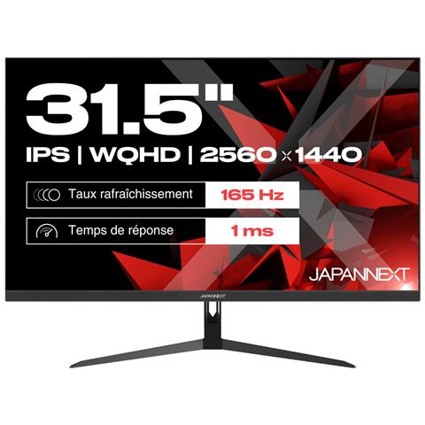 JN-IPS315WQHD165F Monitor PC 80 cm (31.5") 2560 x 1440 Pixel Wide Quad HD LCD Nero - Foto 1