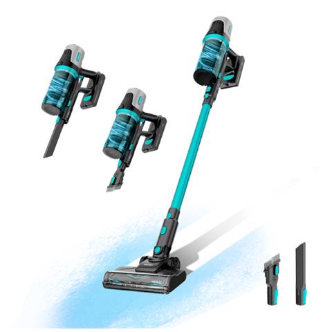 Conga Rockstar 1500 Horizon Genesis XL Aspirapolvere elettrica Batteria Secco Senza sacchetto Nero, Blu - Foto 1