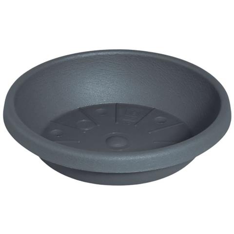 Sottovaso Per Piante Antracite Ø 53cm Plastica - Modello Cylindro - Foto 1