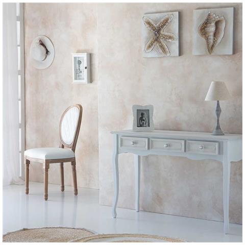 Cassetta Portachiavi In Legno Bianco 23x7,5x34h - Foto 2