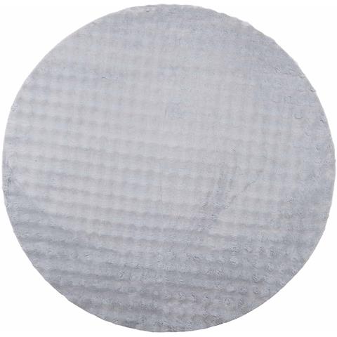 Tappeti per area Rotondo HUARTE Grigio Ø 120 CM Poliestere - Foto 1