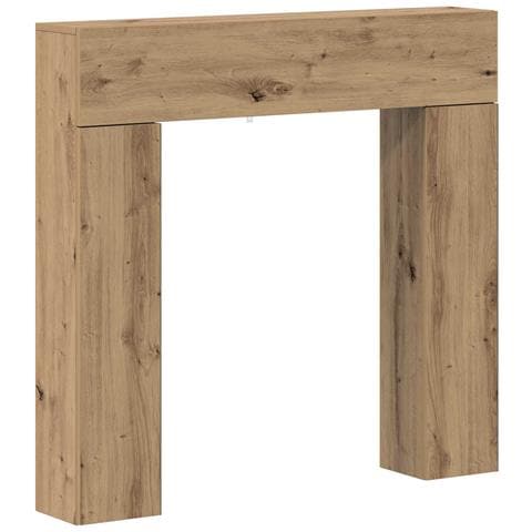 Cornice per camino Rovere Artigianale 102 x 18 x 100,5 cm - Foto 1