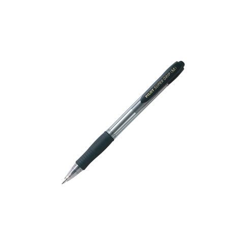 confezione da 12 pezzi - penna sfera scatto super grip nero medio 1.0mm - Foto 1
