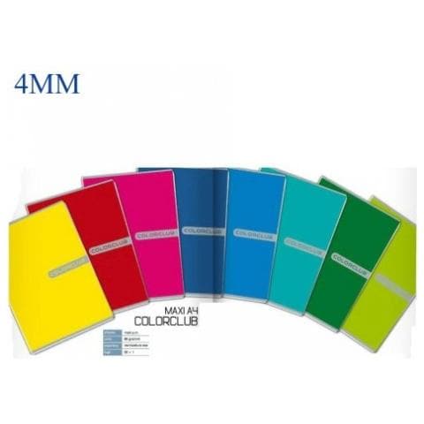 confezione da 10 pezzi - maxiquaderno a4 20fg 4mm 80gr colorclub blasetti 5711 - Foto 2