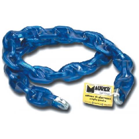 Catena Antifurto Maglia Quadra Guaina Tessile Ø 8 mm Lunghezza 120 cm Maurer - Foto 3