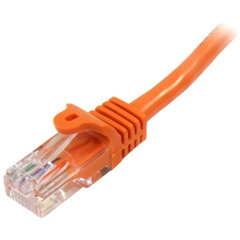 Cavo di rete CAT 5e - Cavo Patch Ethernet RJ45 UTP Arancio da 1m antigroviglio - Cavo RJ45 M / M Cat 5e - Foto 2