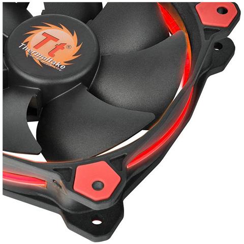 ventola Riing 12 LED rosso / SET of 3 - Foto 6