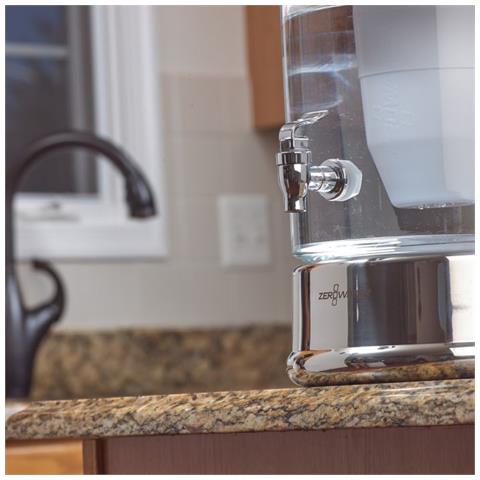 40 Cup Glass Dispenser For Waterfiltration Including Free Tds Meter - Zd-040-1 - Foto 2