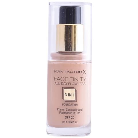 Facefinity 3 In 1 Primer, Concealer And Foundation Spf20 77 Softhoney 30ml - Fondotinta - Foto 2