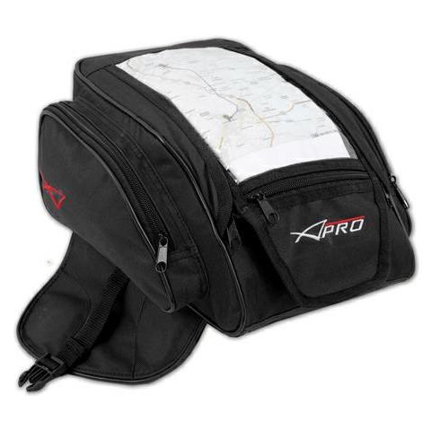 Borsa Serbatoio Moto Magnetica Ancoraggio Calamite Universale Porta Mappa Nero - Foto 1