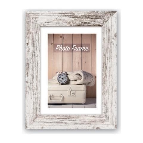 Nelson 6 bian. / marr. 20x20 cornice legno V21206 - Foto 1