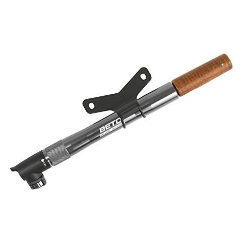 , Mini Pompa Per Bicicletta, Nero (schwarz / braun), Standard - Foto 1