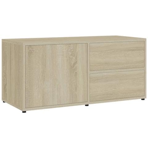 Mobile Porta TV Rovere Sonoma 80x34x36 cm Legno Multistrato - Foto 1