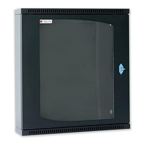 Armadio Rack 19" Flat a muro p. 15cm 6 unità sezione unica Grigio - Foto 1