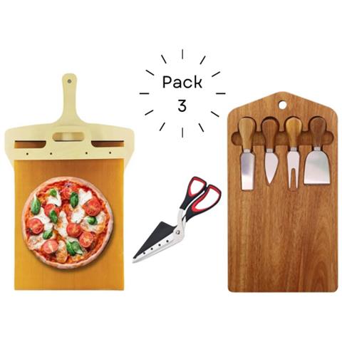 Pietra Per Pizza Con Pala Pizza Di Bambù, Per Forno E Grill A Gas, Forno A Corderite - Foto 10