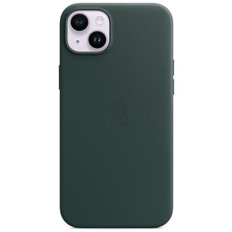Custodia Iphone 14 Plus In Pelle - Verde Foresta - Foto 2