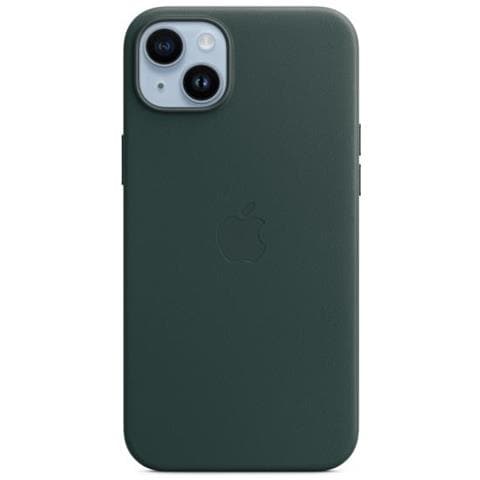 Custodia Iphone 14 Plus In Pelle - Verde Foresta - Foto 1